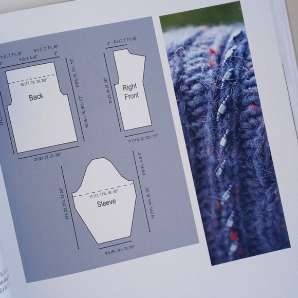 Knitting With Beads: 30 Beautiful Sweaters Scarves Hats & Gloves Hardback Book - Picture 10 of 16
